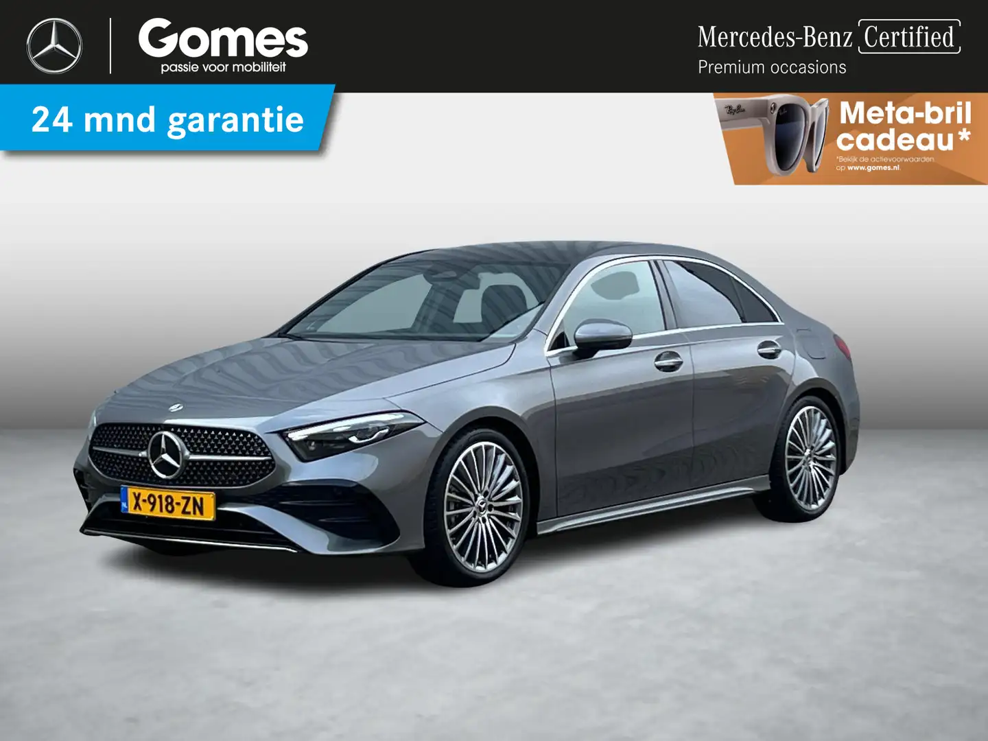 Mercedes-Benz A 200 AMG Line | Panoramadak | Burmester Gris - 1