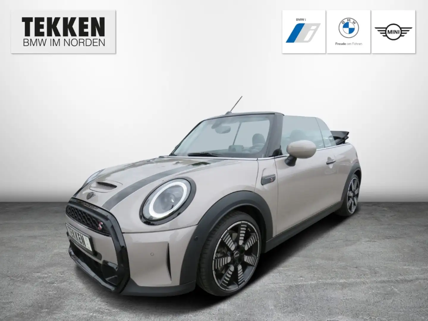 MINI Cooper S Cabrio Yours Trim Park-Assistent El. Verdeck HUD Leder Di Gris - 1