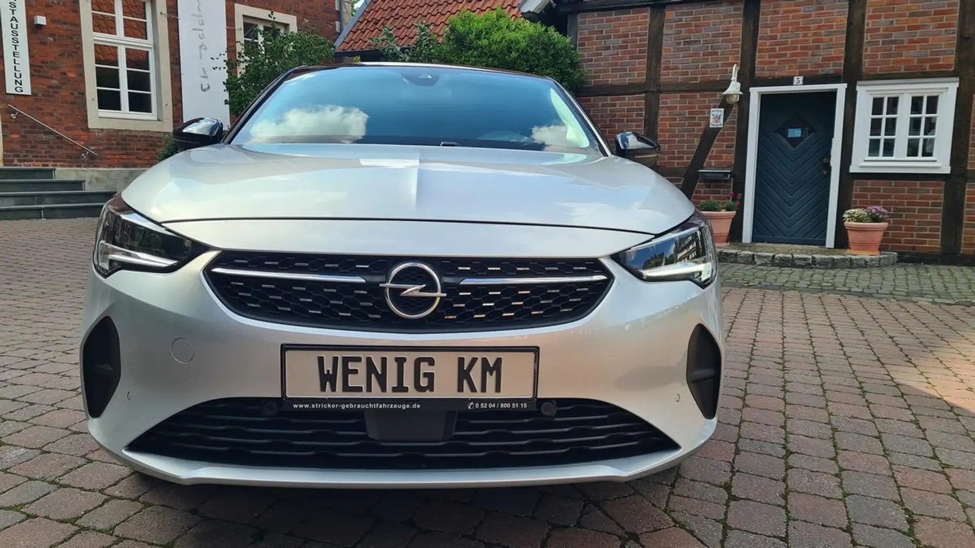 Opel Corsa F e Elegance LED NAVI Teilleder 3PH Lader Silber - 2