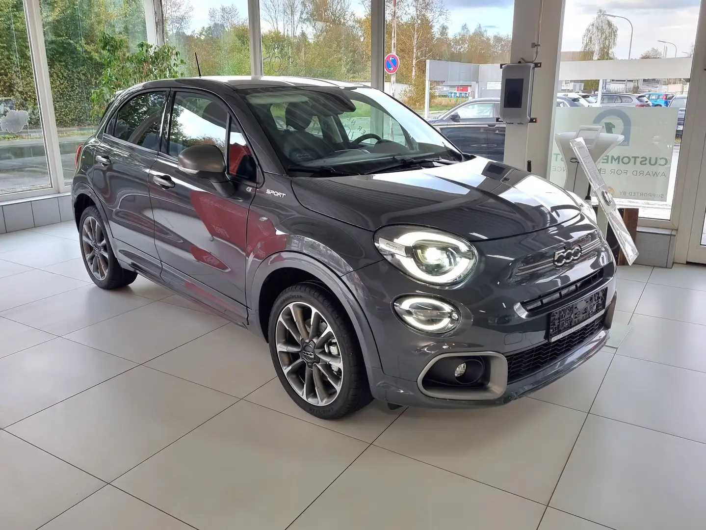 Fiat 500X SPORT 1.5 GSE Hybrid 96kW (130PS) n Grau - 1