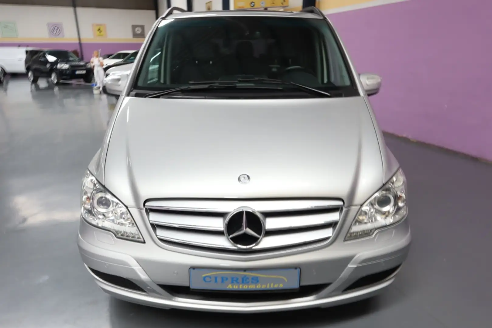 Mercedes-Benz Viano 3.0CDI Ambiente Largo Aut. Plateado - 2