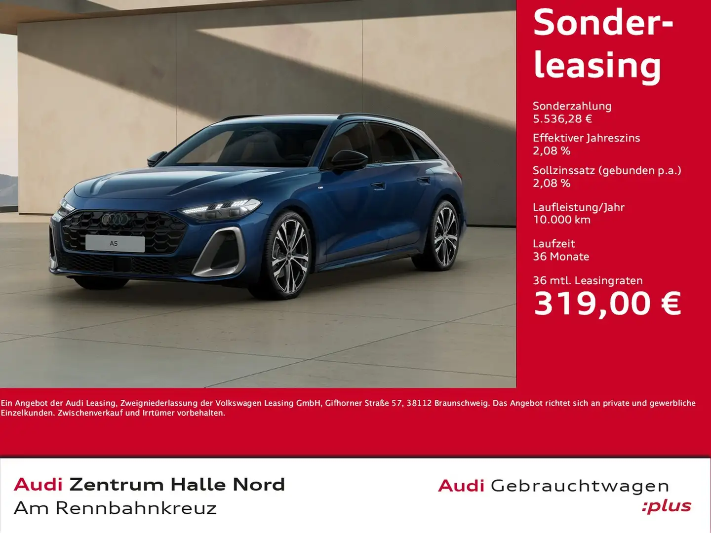 Audi A5 Avant TFSI 150 kW edition one S tronic Blu/Azzurro - 1