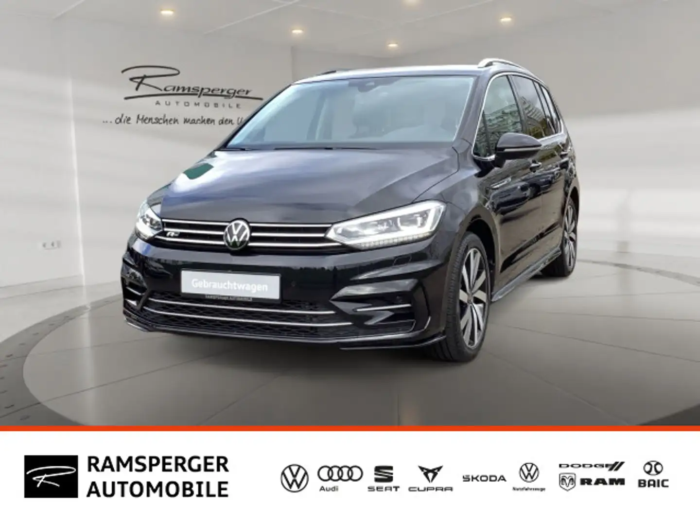Volkswagen Touran 2.0 TDI DSG R-Line Highline AHK LED Stand Schwarz - 1
