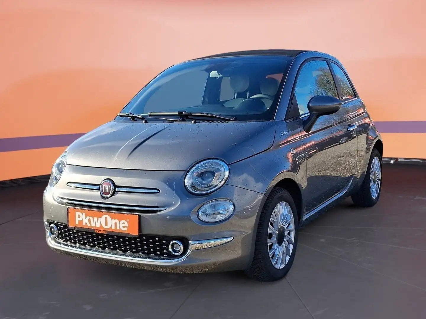 Fiat 500C #KLIMAAUTOMATIK#BORDCOMPUTER#LED#EINPARKHIL Grau - 1
