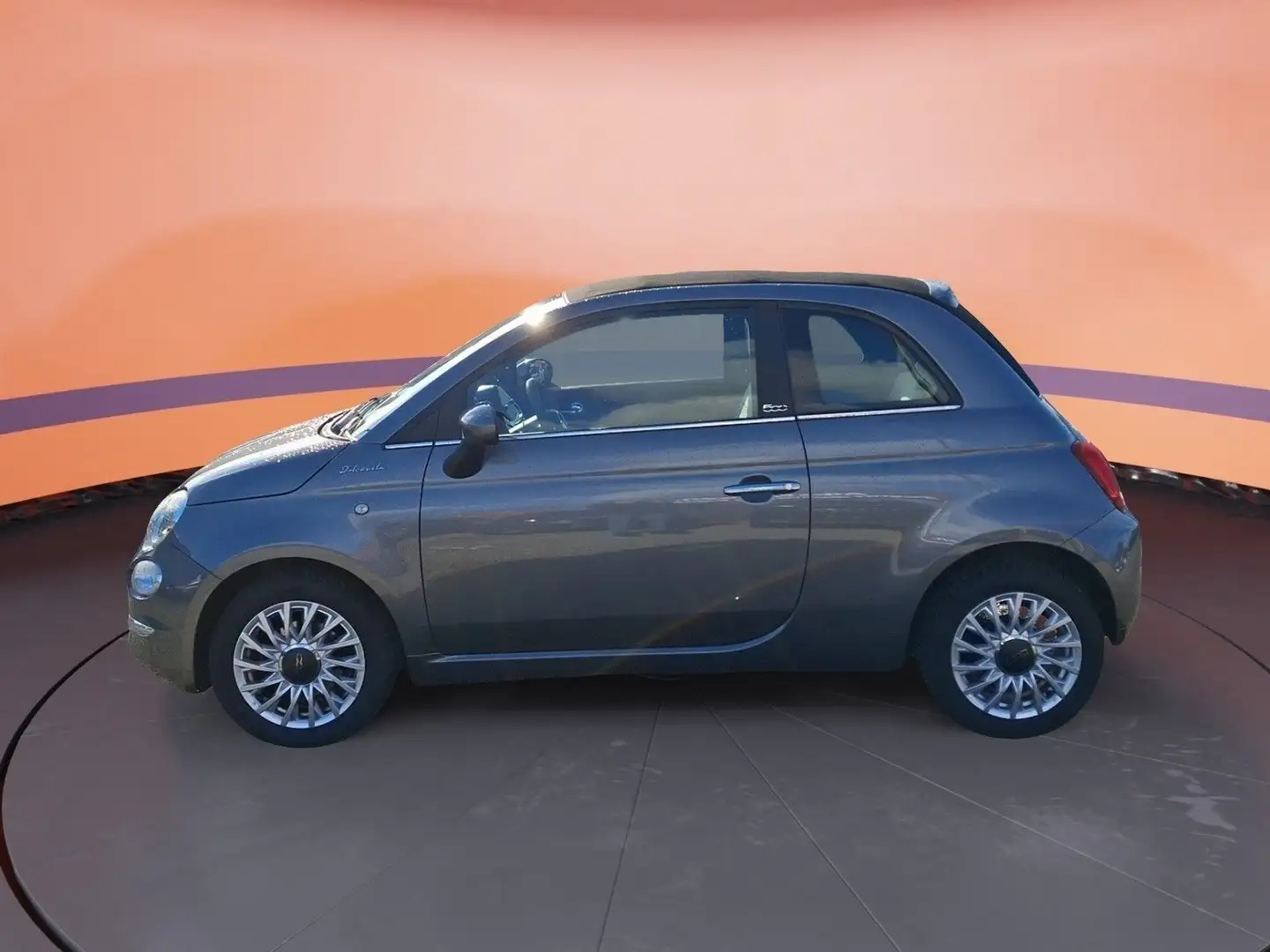 Fiat 500C #KLIMAAUTOMATIK#BORDCOMPUTER#LED#EINPARKHIL Grau - 2