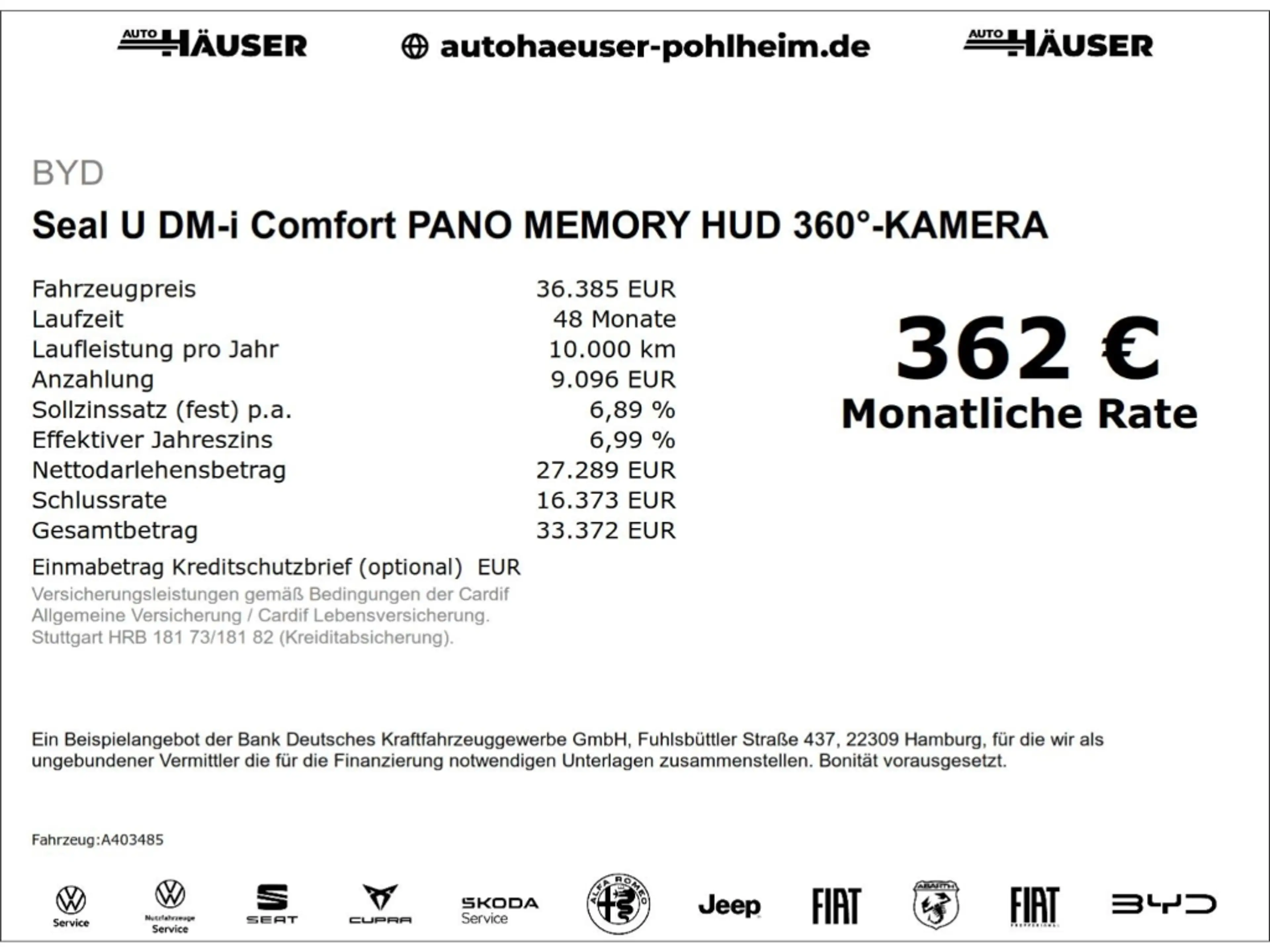 BYD Seal U DM-i Comfort PANO MEMORY HUD 360°-KAMERA — photo 4