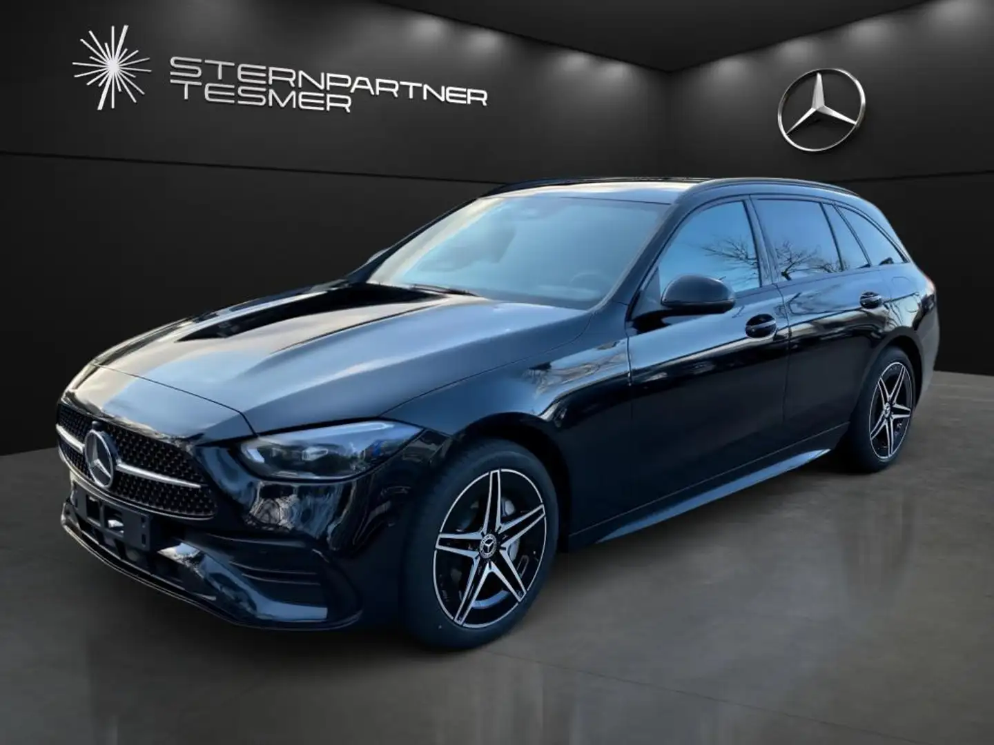 Mercedes-Benz C 300 de T-Modell mit EQ Hybrid Technologie +AMG Schwarz - 1