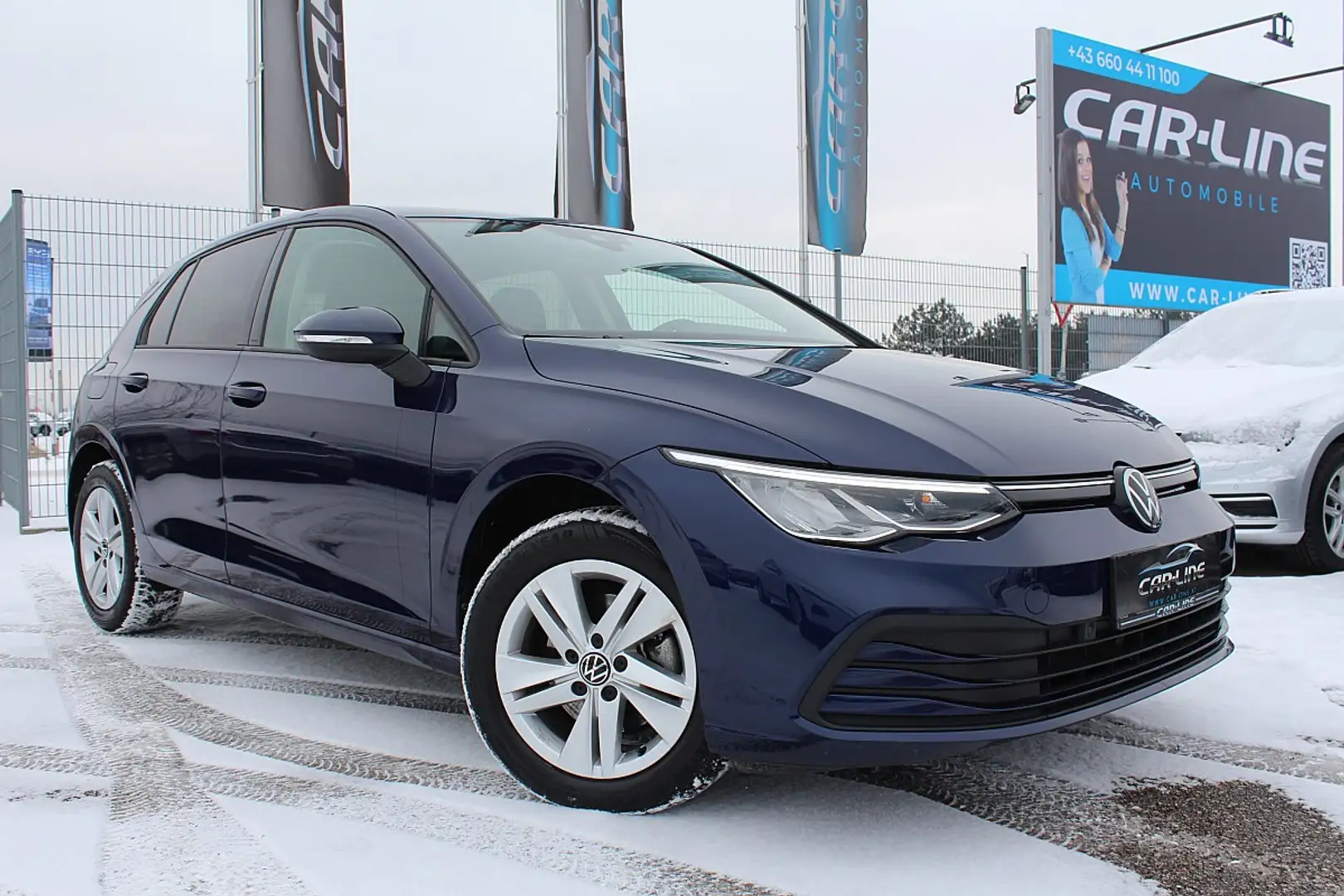 Volkswagen Golf 2,0 TDI Life DSG Digitacho,LED,RFK,ACC,Lane Ass... Blau - 1