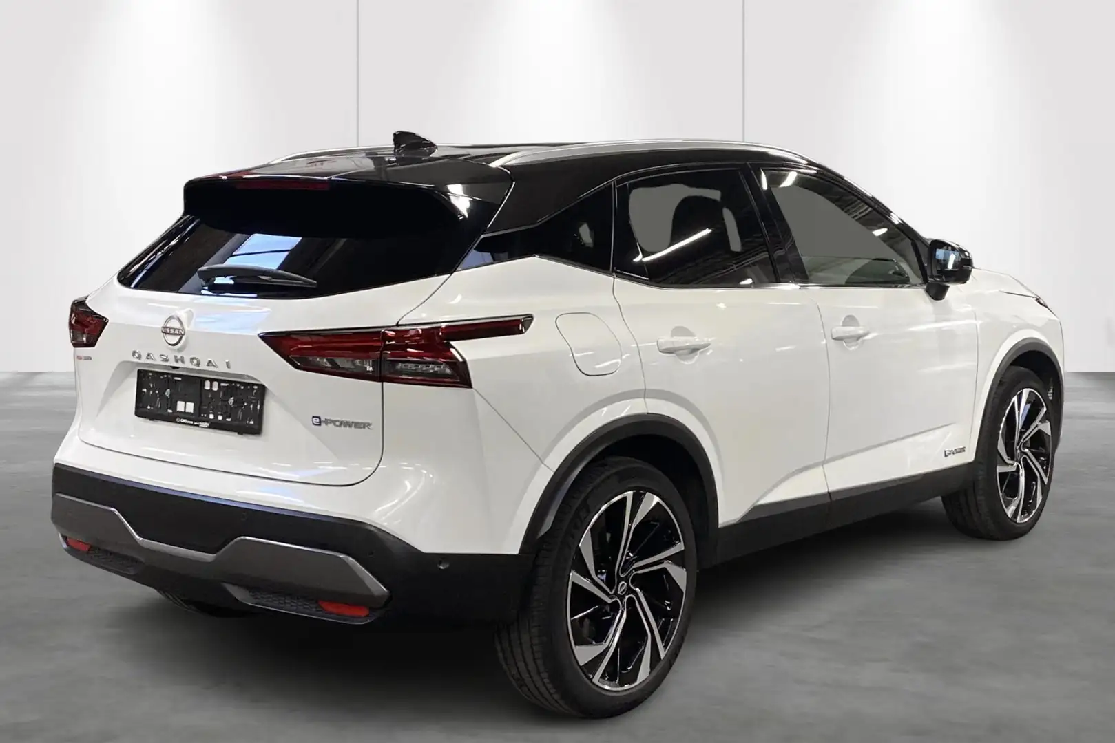 Nissan Qashqai Hybrid-Full-option-Aut-Airco-360Cam-GPS-Carplay Blanc - 2