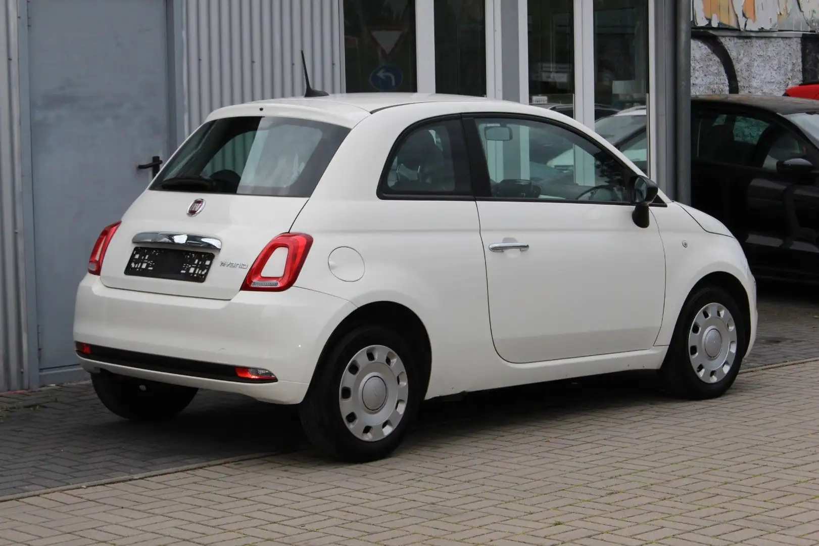 Fiat 500 Cult Hybrid+Klima+Tempomat+1.Hand Weiß - 2