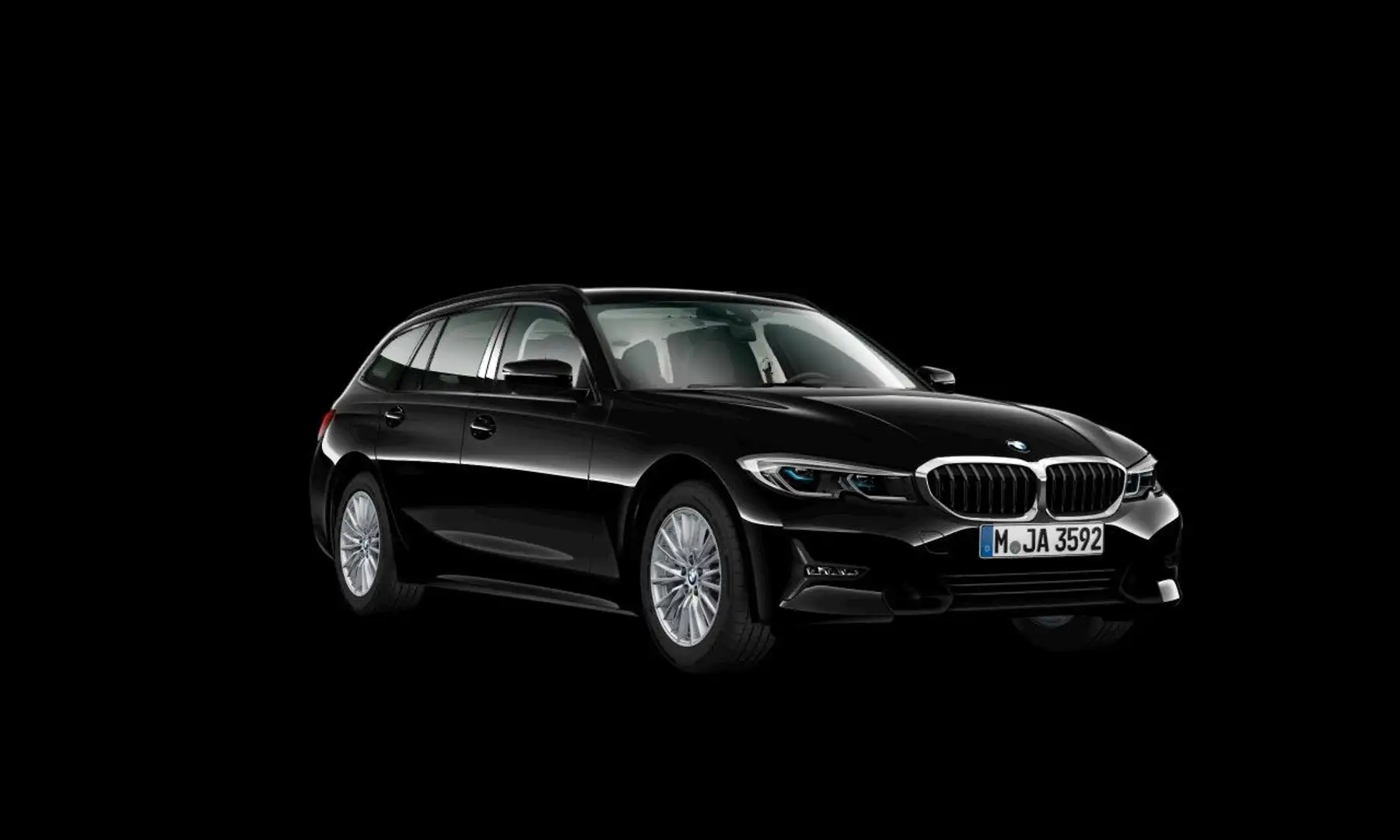 BMW 320 d Touring Sport Line HUD LASER AHK 17" 1.Hand Schwarz - 1