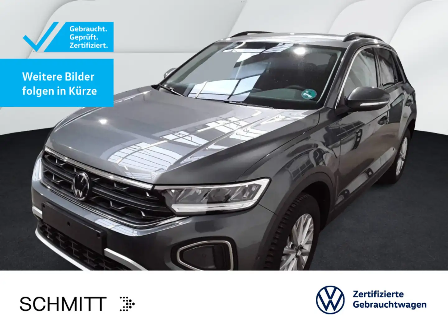 Volkswagen T-Roc T-ROC 1.0 TSI LIFE*LED*NAVI*KLIMA*PDC*SHZ*DIGITA Grau - 1