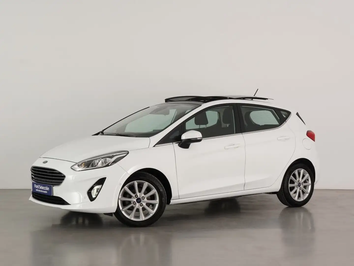 Ford Fiesta 1.0 EcoBoost S/S Titanium 100 Blanc - 1