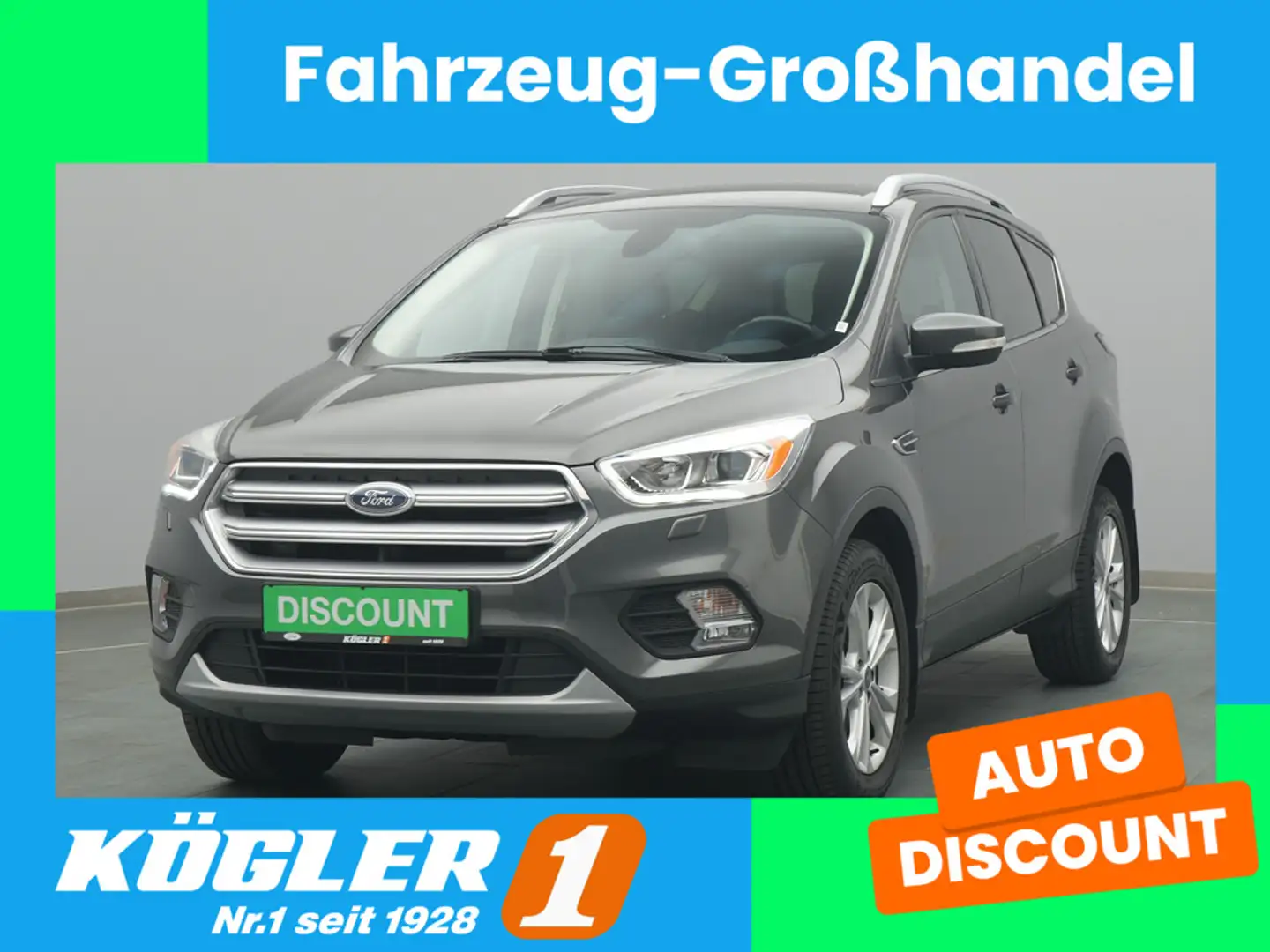 Ford Kuga Titanium 150PS Easy-Driver&Winter-Paket Gris - 1