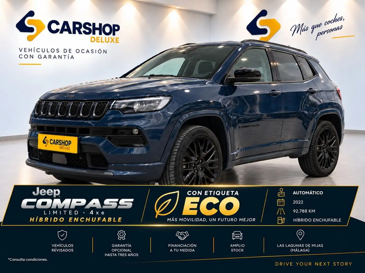 Jeep Compass 1.3 PHEV 177kW (240CV) S AT AWD Azul - 1