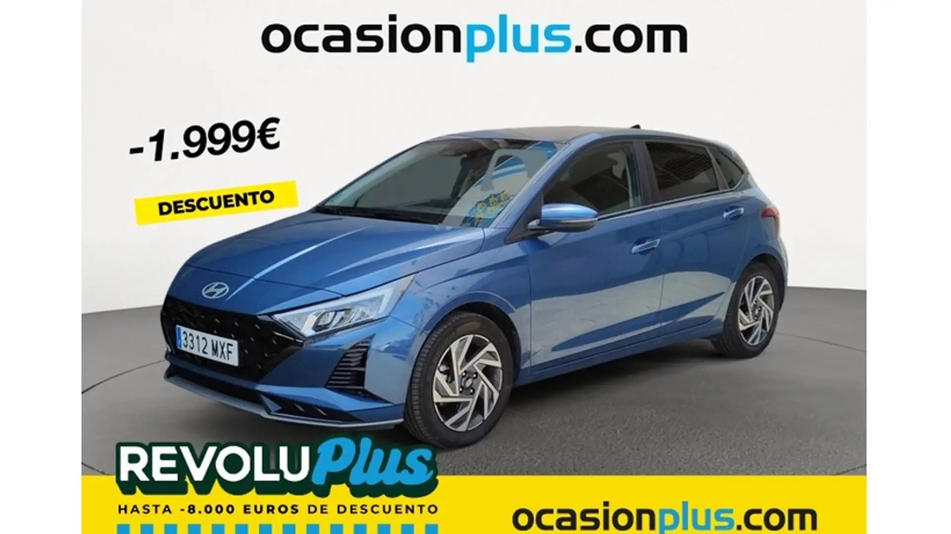 Hyundai i20 1.0 TGDI Klass 48V 100 Bleu - 1