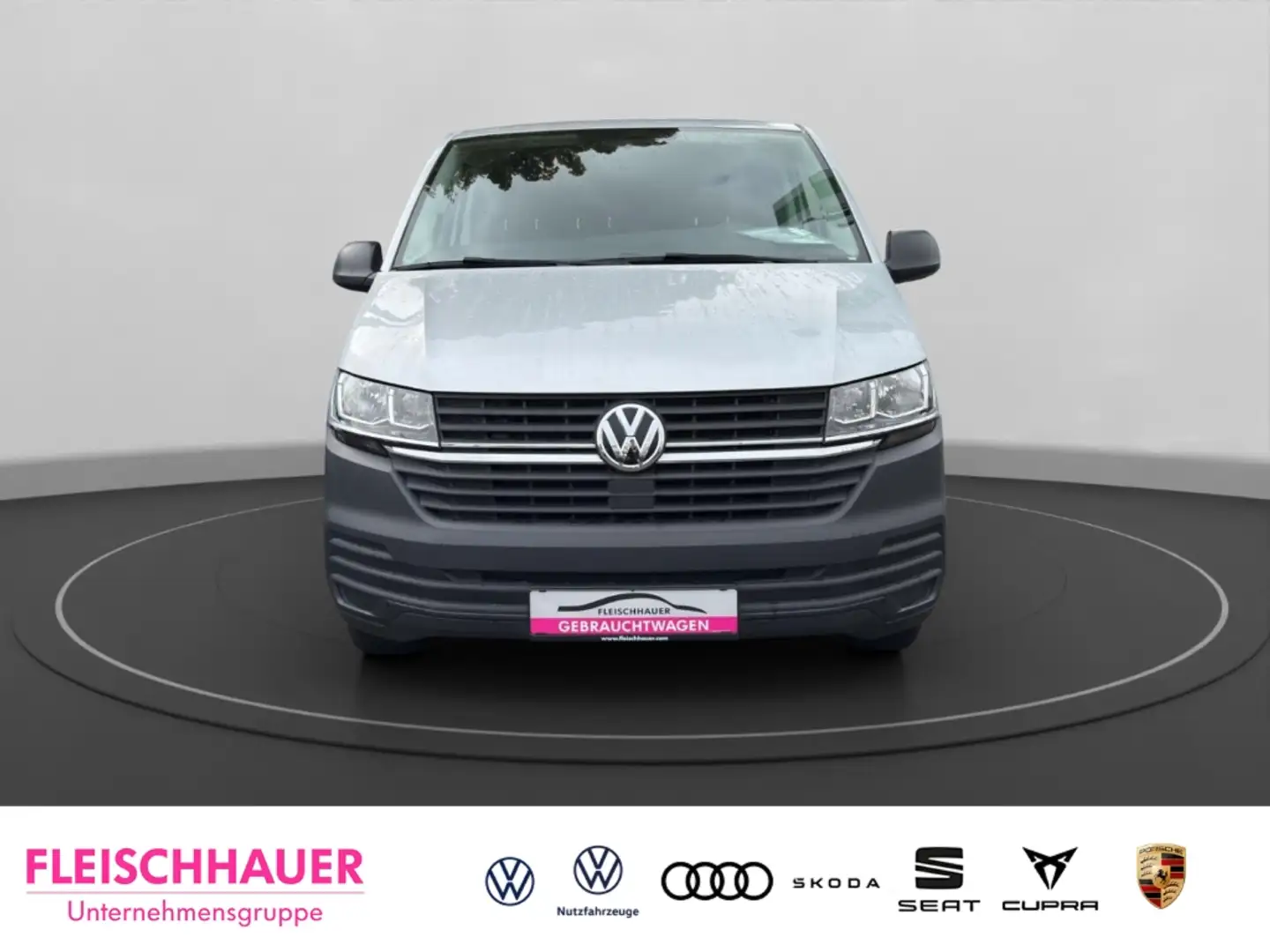 Volkswagen T6.1 Transporter Kasten 2.0 TDI AHK+PDC+Klima+Flügel Silber - 2