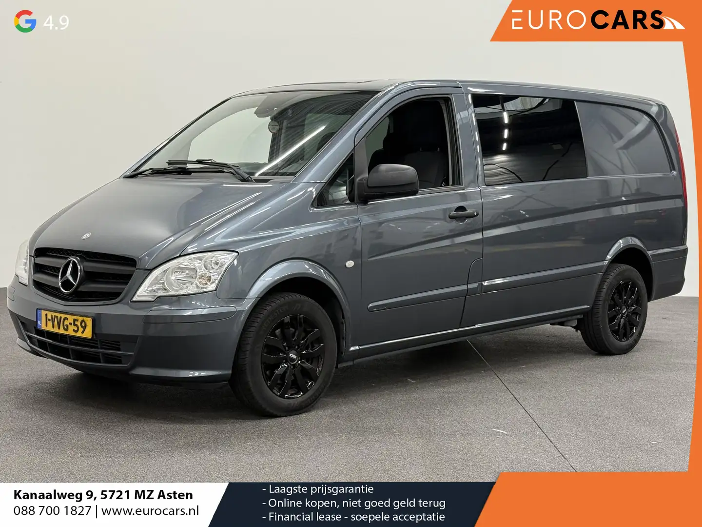 Mercedes-Benz Vito 113 CDI 320 Functional Lang Dubbele Cabine Luxe Ai Gris - 1