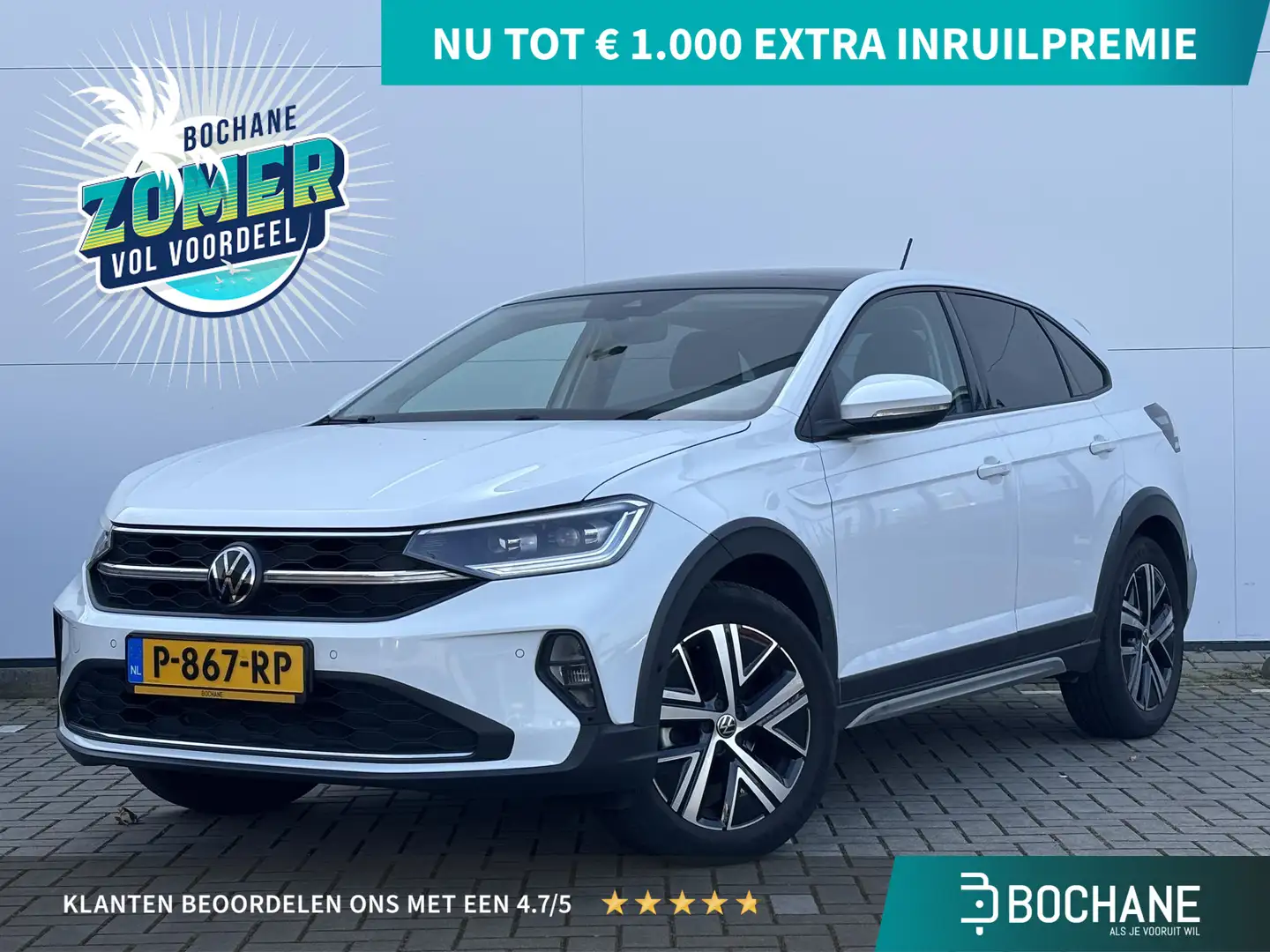 Volkswagen Taigo 1.0 TSI R-Line Business | Trekhaak | Panoramadak | Wit - 1