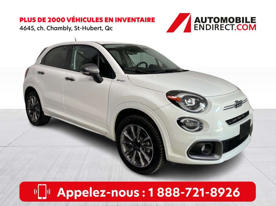 2023 Fiat 500X Sport GPS Mags Sièges chauffants Caméra de recul A