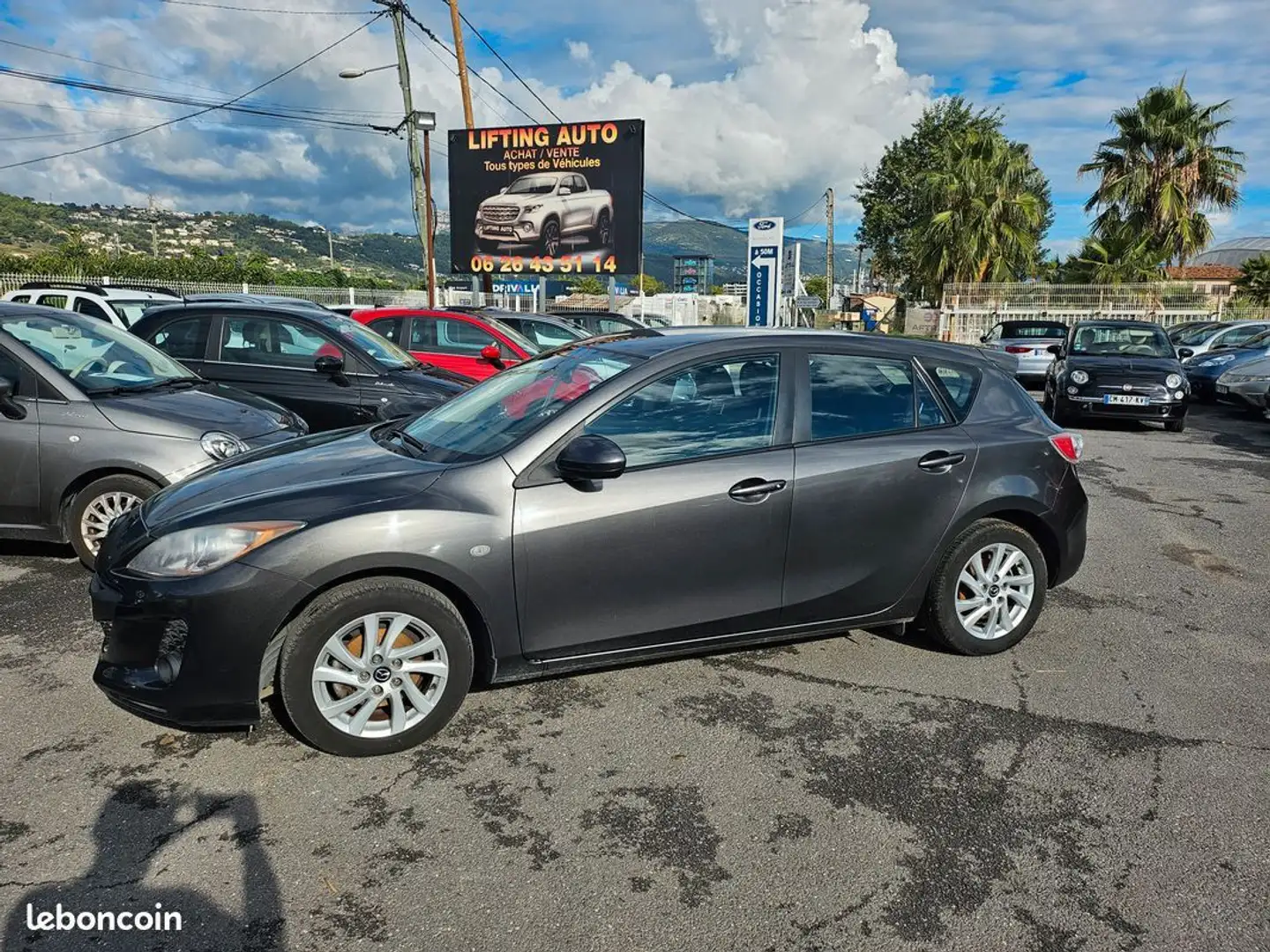 Mazda 3 mzr 1,6l hatchback Gris - 2