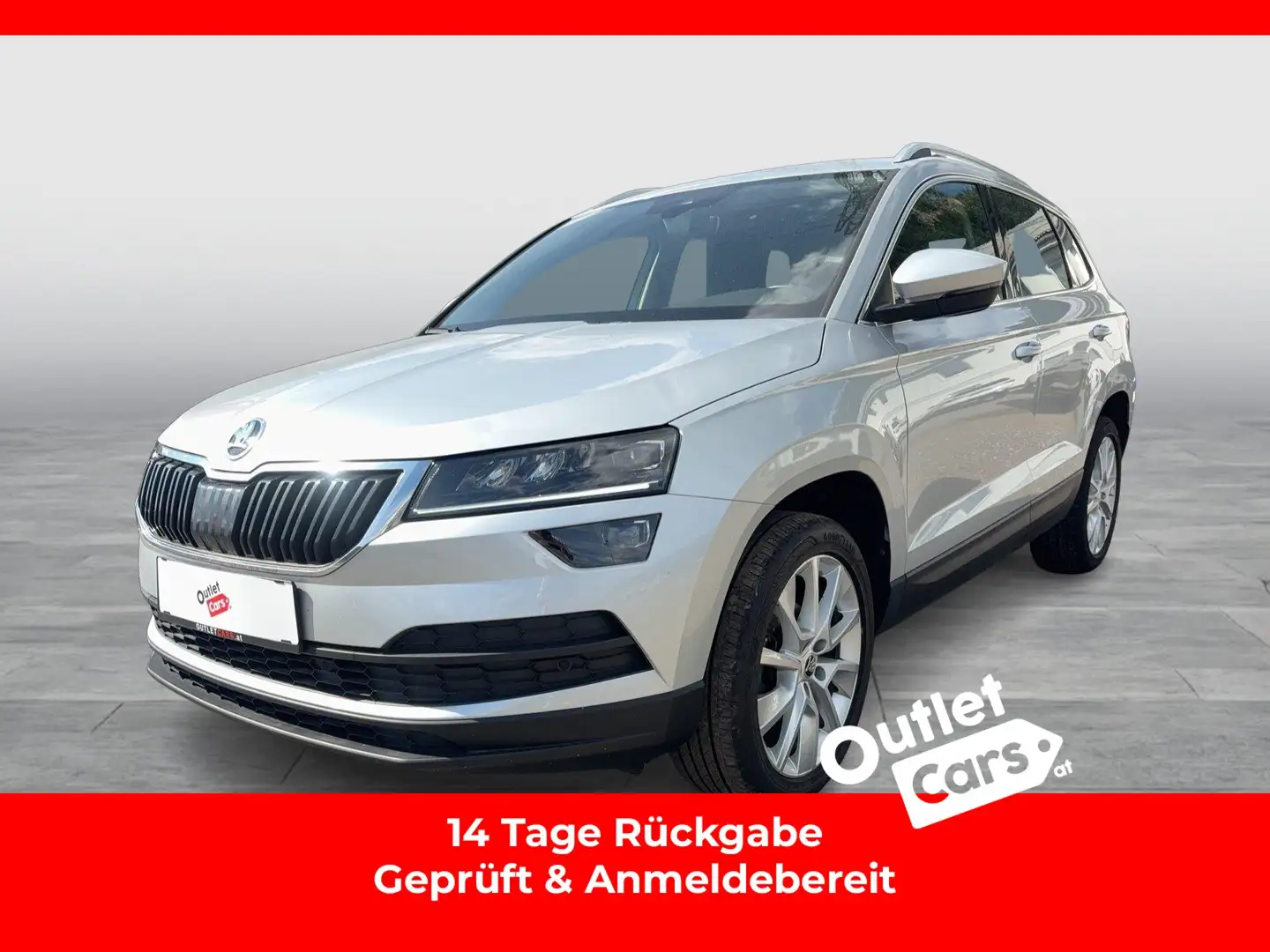 Skoda Karoq 1.5 TSI ACT Style 125 ASSIST+LED+NAVI+RFK Silber - 1