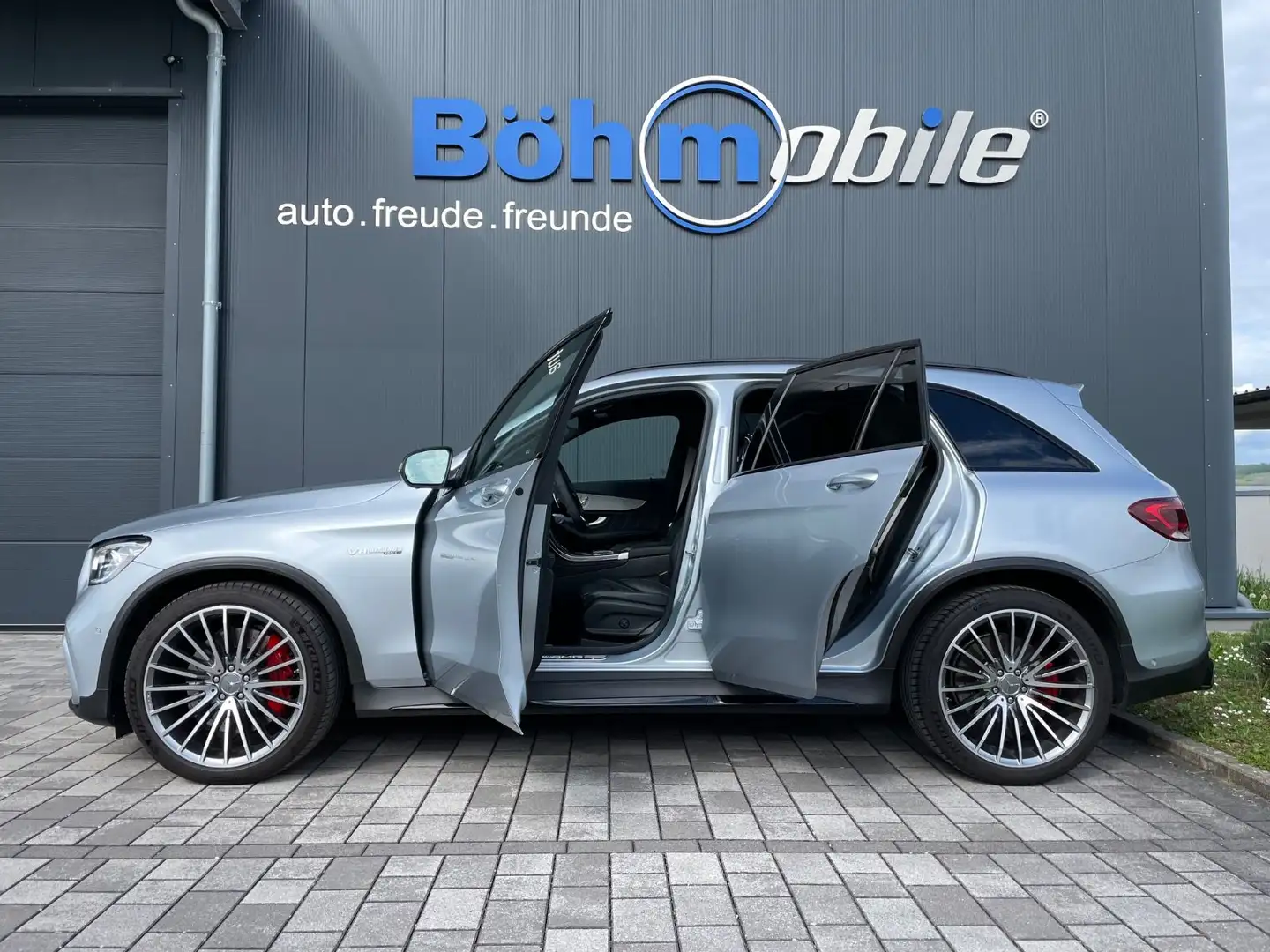 Mercedes-Benz GLC 63 AMG GLC 63 S AMG 4M/AHK/ACC/HUD/Night/Perf.-AGA Argintiu - 2