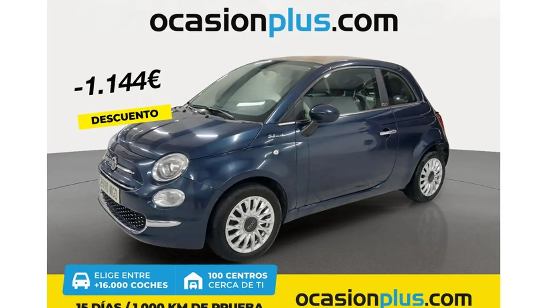 Fiat 500C 1.0 Hybrid Dolcevita 52kW Azul - 1