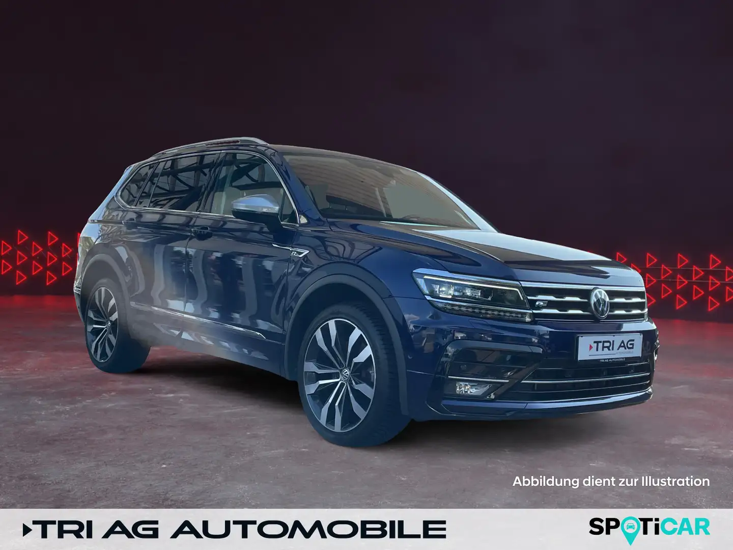Volkswagen Tiguan Allspace 2.0 TDI Highline 4Motion AHK GRA Blau - 1