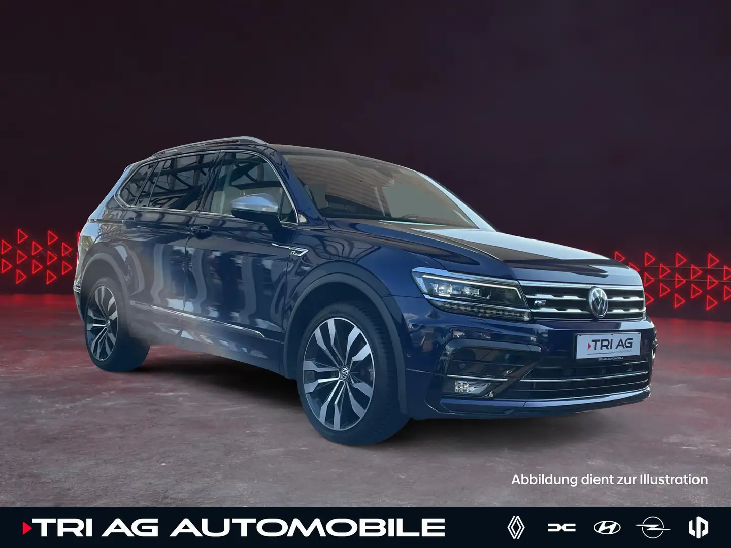 Volkswagen Tiguan Allspace 2.0 TDI Highline 4Motion AHK GRA Blauw - 1