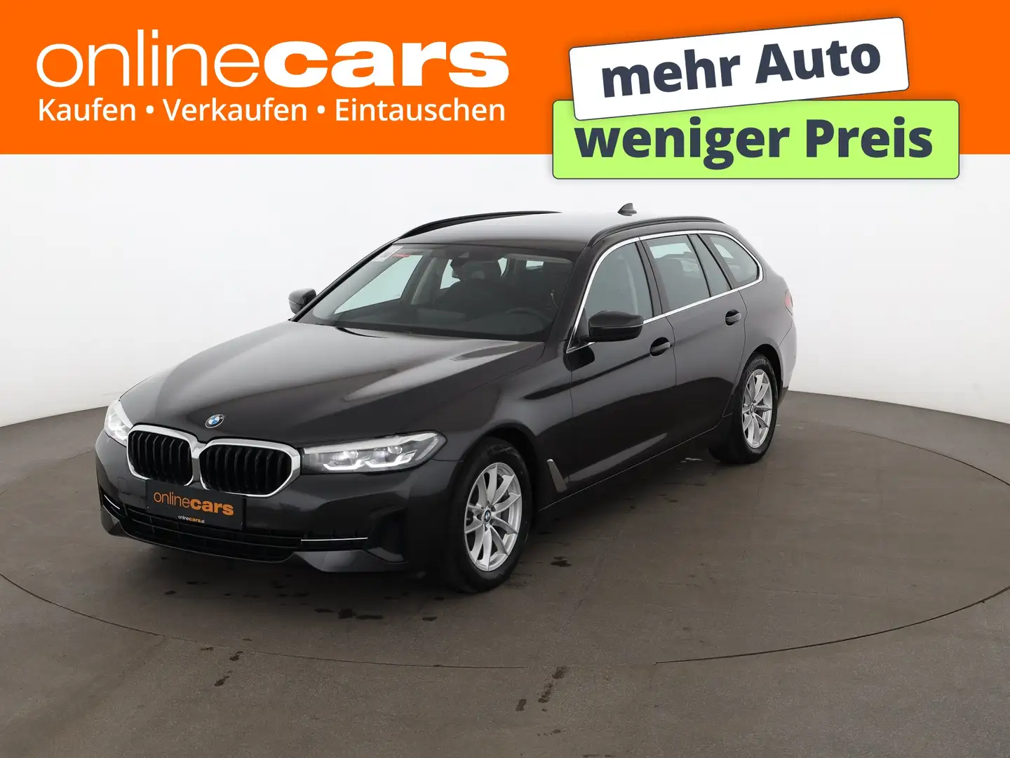 BMW 520 d Touring xDrive Aut LED LEDER NAVI SITZHZG Grau - 1