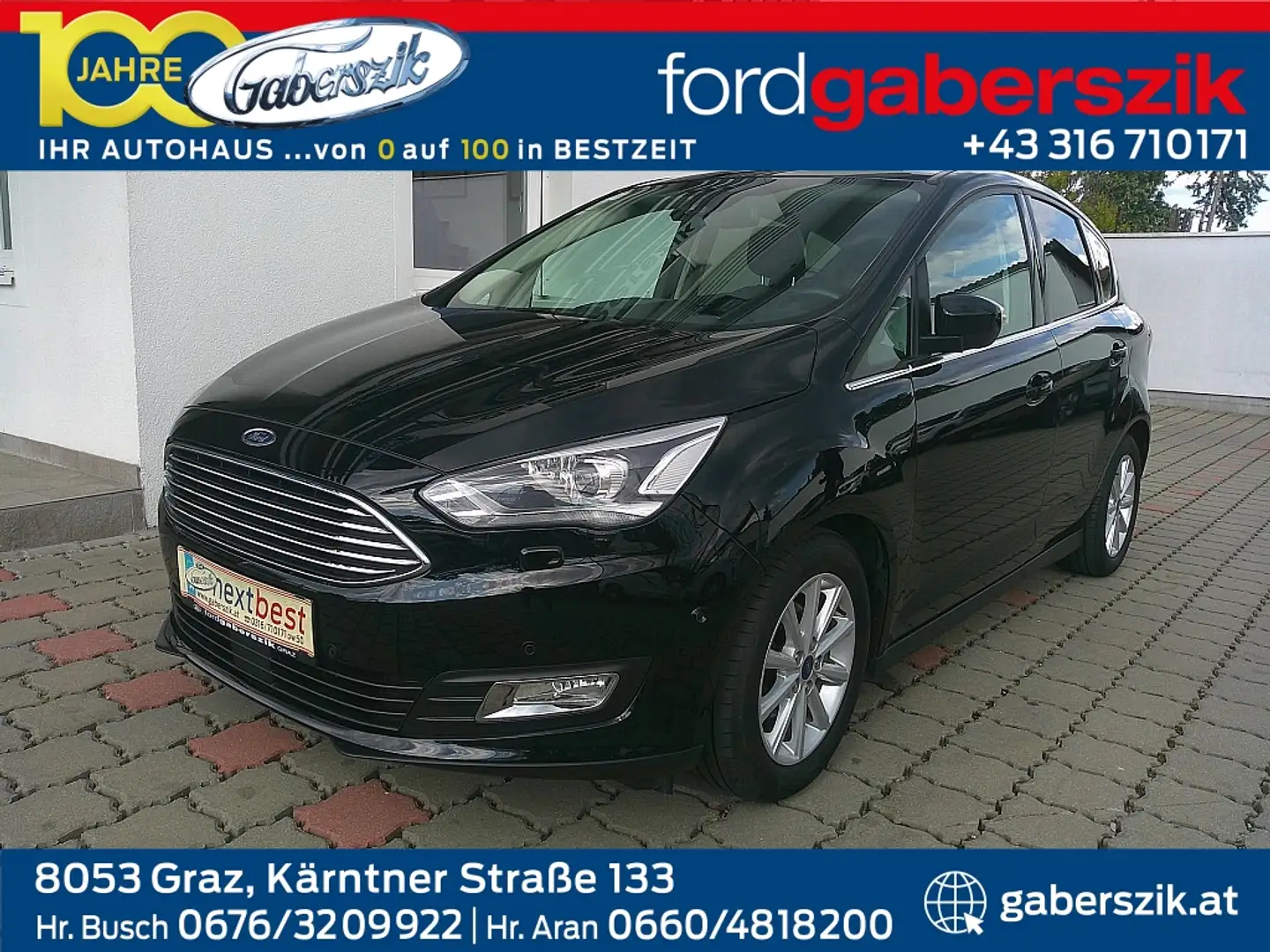 Ford C-Max C-MAX Titanium 1,0 EcoBoost Nero - 1