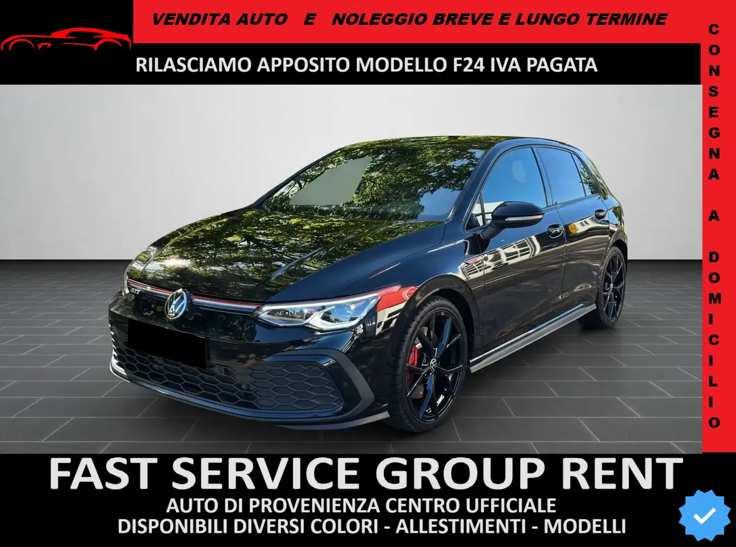 Volkswagen Golf GTI 2.0 tsi 245cv dsg MATRIX TELECAMERA NAVI 19" Nero - 1