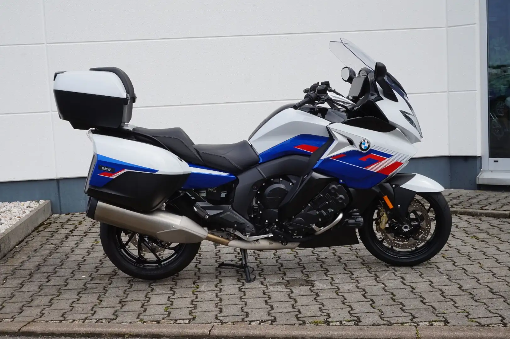 BMW K 1600 GT Sport, Topcase Blanc - 1