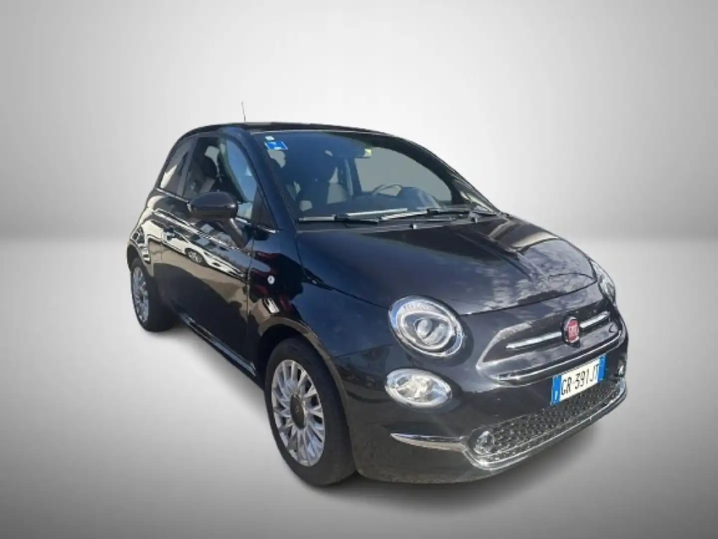 Fiat 500 1.0 Hybrid Tetto Navi Pari al Nuovo Dolcevita Nero - 1