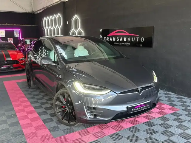 Tesla Model X Performance Dual Motor AWD 795 ch ~ Batterie Haute tension NEUVE ~ Autopilot ~ Hayon électrique ~ Ouverture porte automat