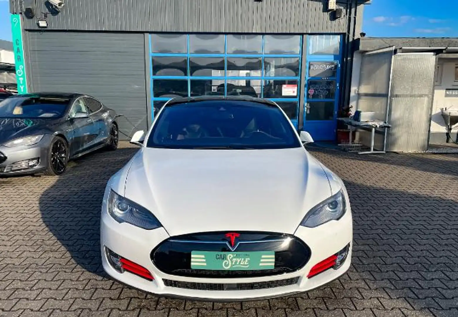 Tesla Model S P85D Supercharger free SuC free Autopilot 21" Weiß - 2
