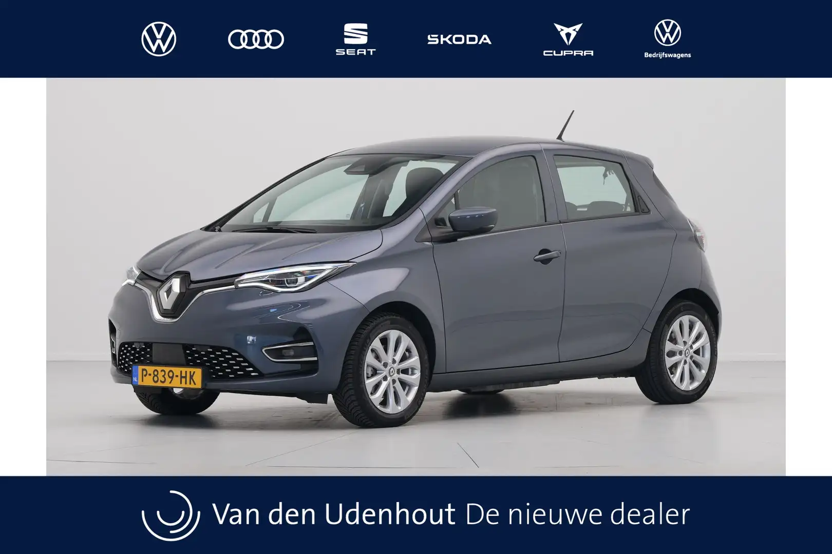Renault ZOE R135 Limited 52 kWh koopaccu Navigatie Stuurverwar Grijs - 1