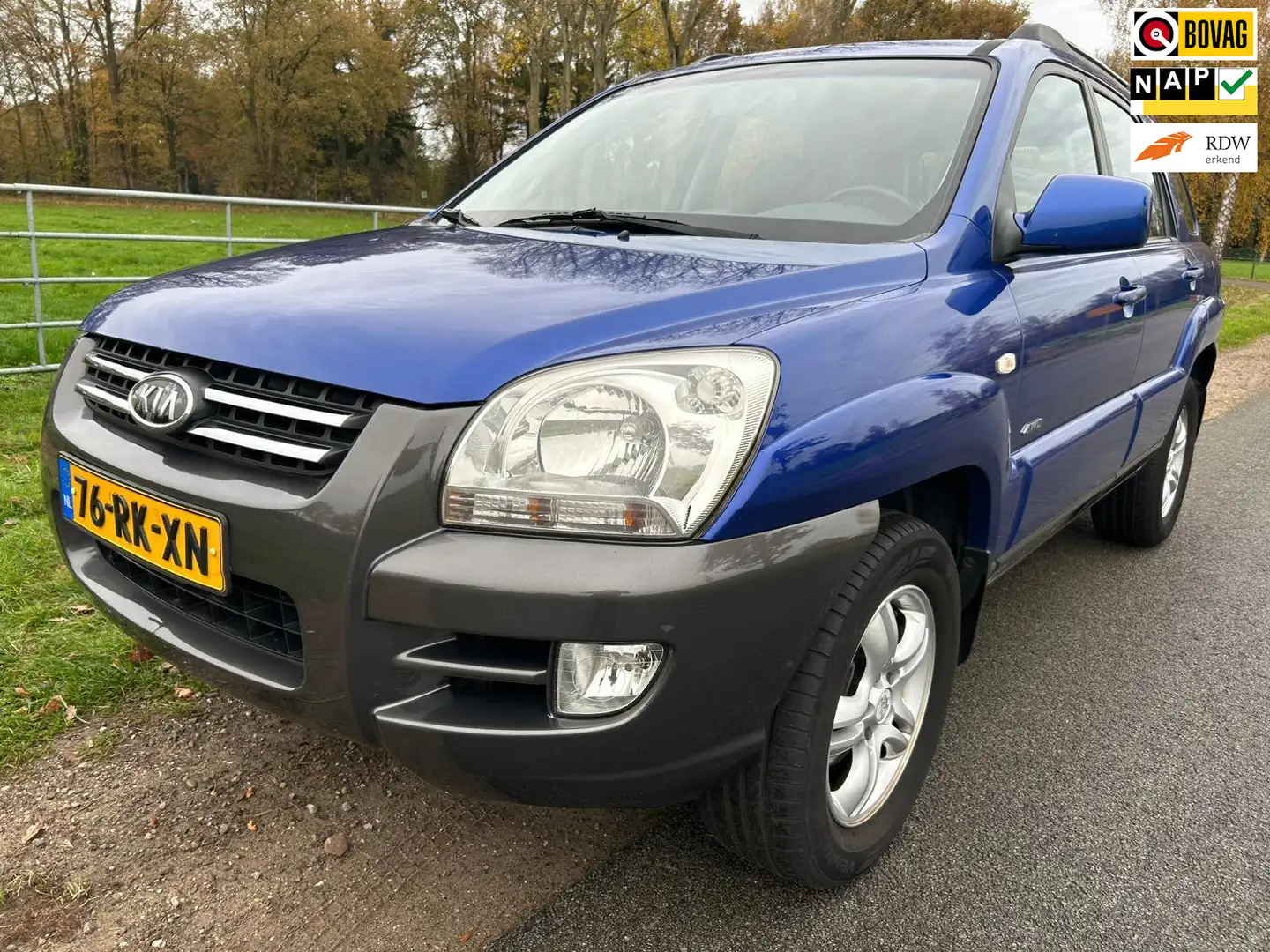 Kia Sportage 2.7 V6 Adventure 4WD heerlijke trekauto Blau - 1