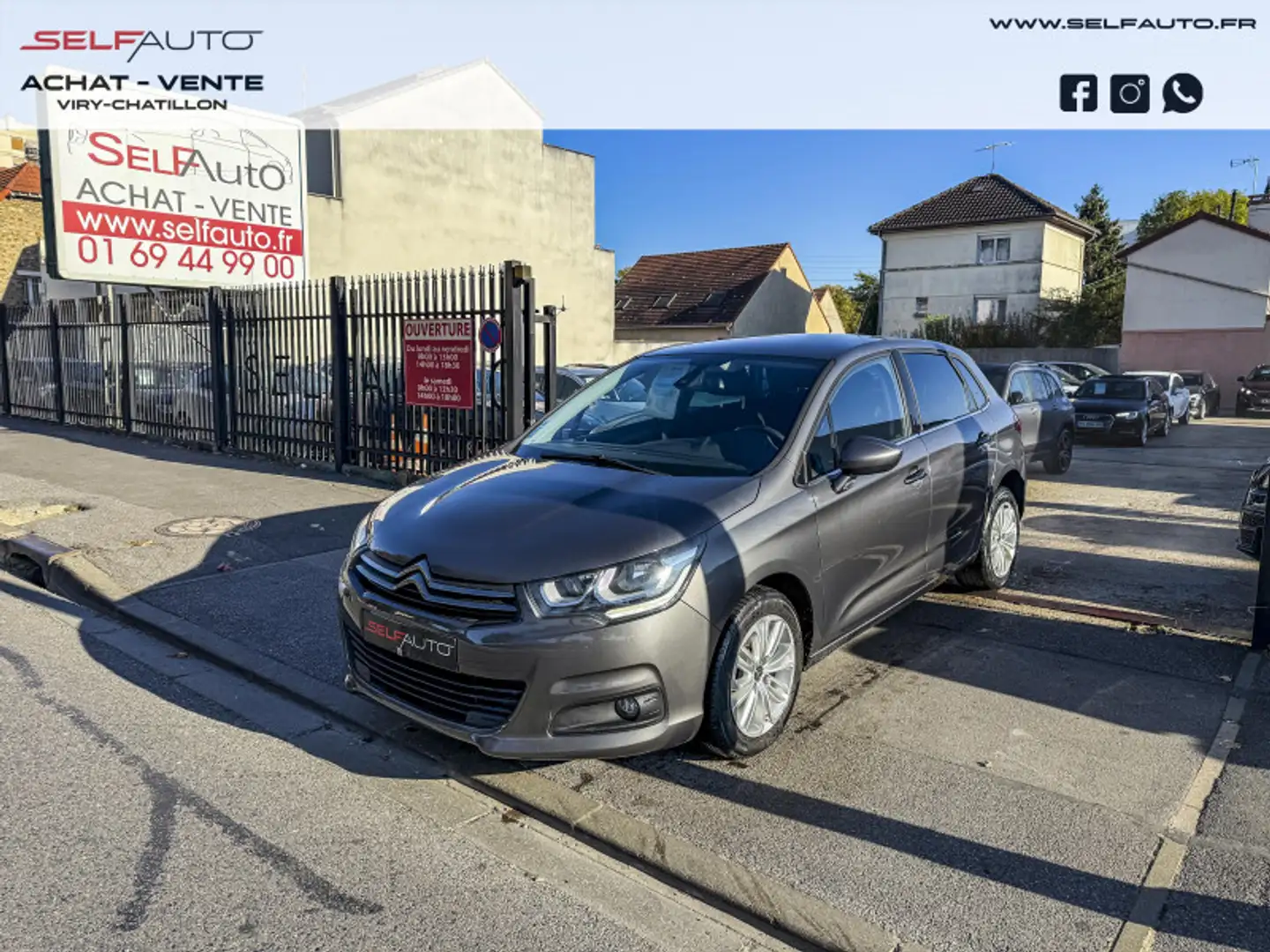 Citroen C4 HDI 90CH MILLENIUM Gris - 1