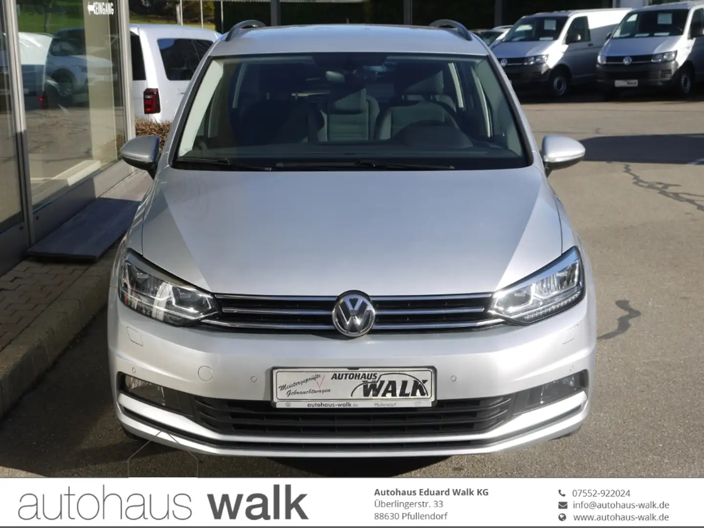 Volkswagen Touran 2.0 TDI Comfortline NAVI LEC ACC Silber - 1