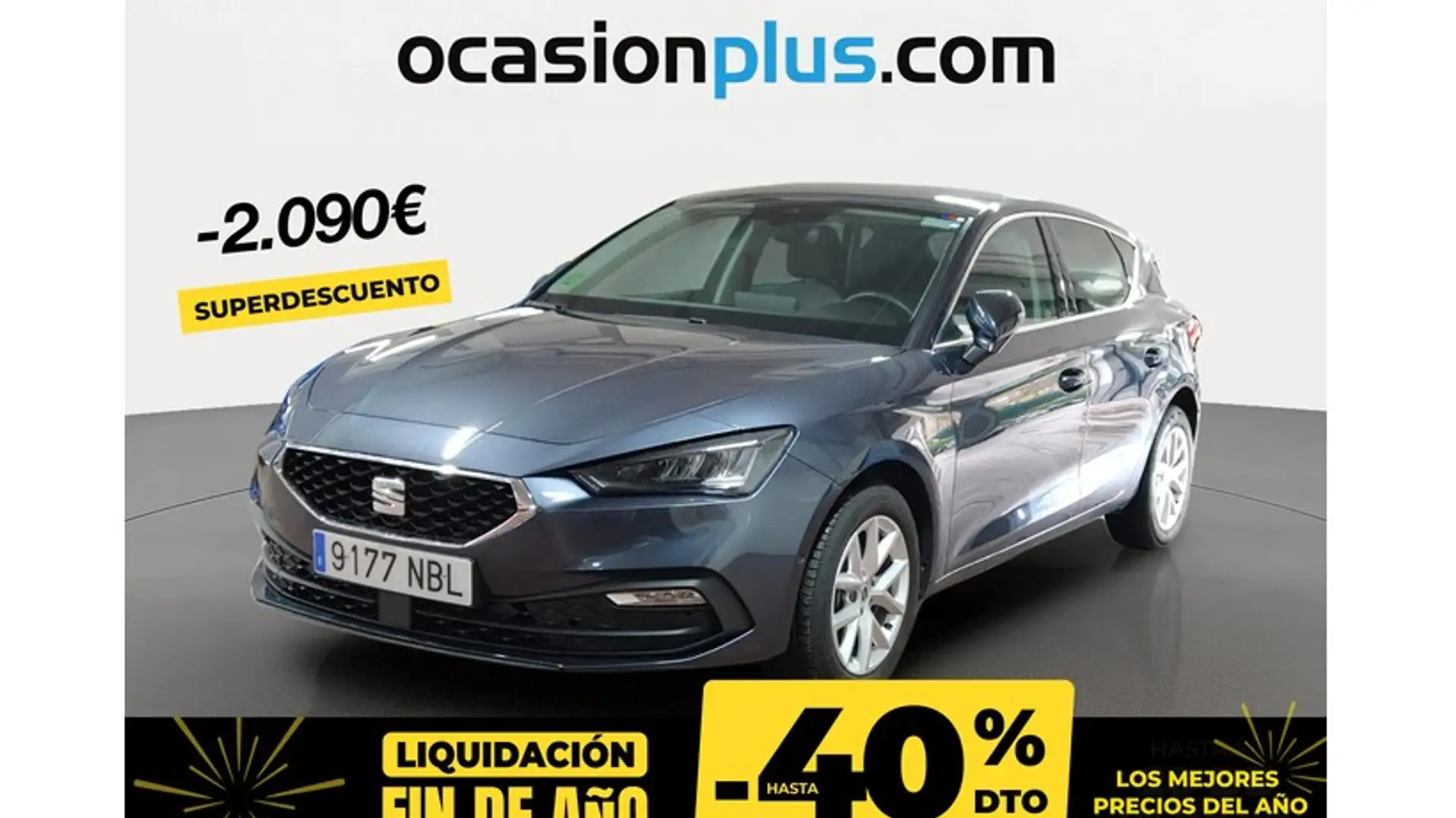 SEAT Leon 2.0TDI S&S Style XS 115 Gris - 1