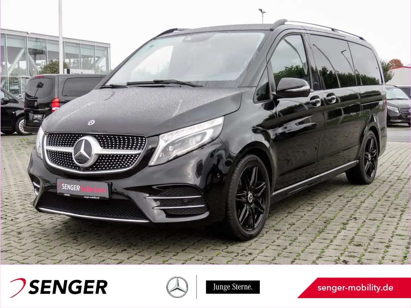 Mercedes-Benz V 300 Edition Avantgarde lang AMG Pano 360° 9G Schwarz - 1