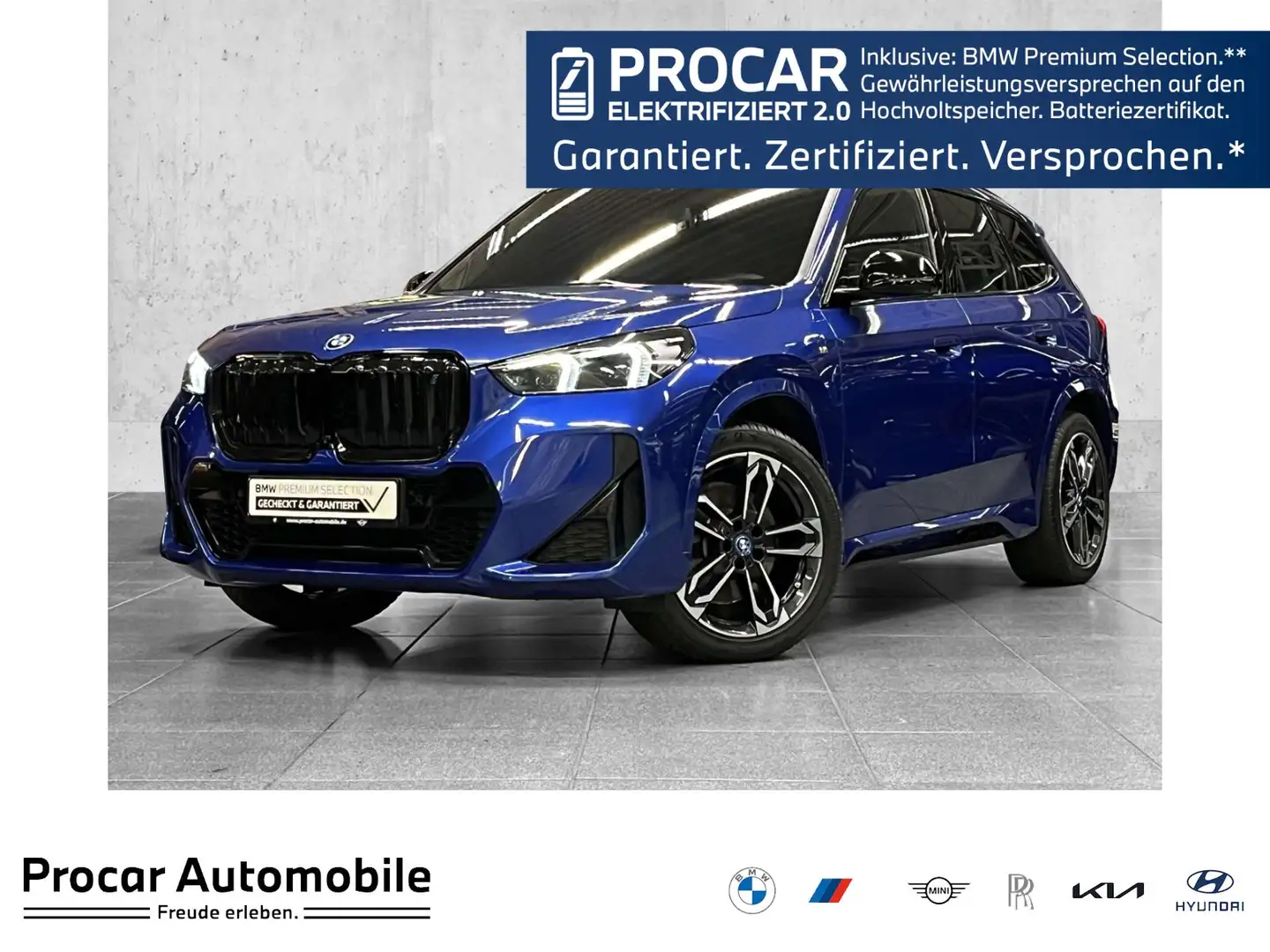 BMW iX1 xDrive30 M Sport DA Prof PA+ HuD Pano AHK Kék - 1