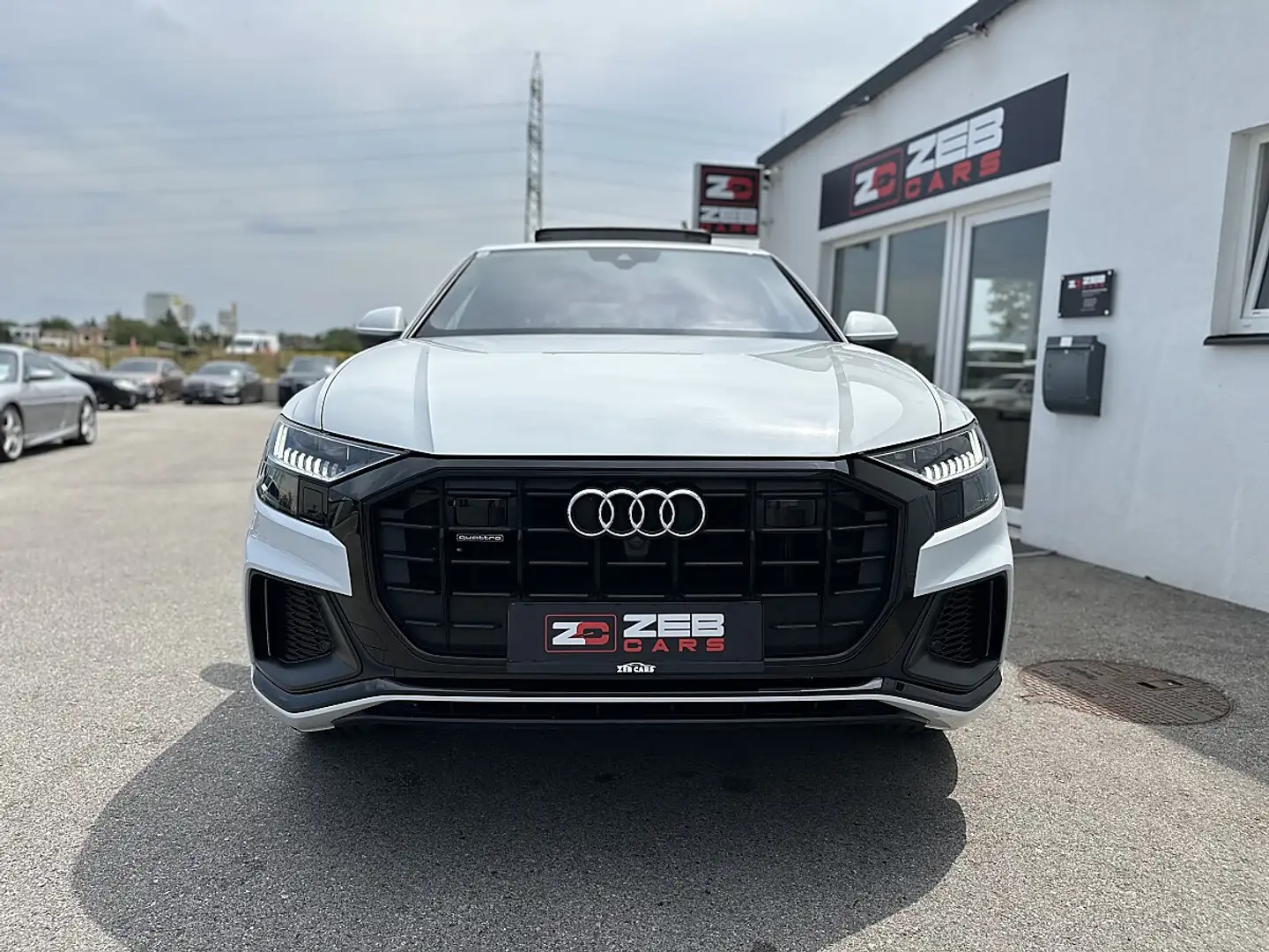 Audi Q8 50 MHEV TDI quattro Tiptronic S-Line Weiß - 2