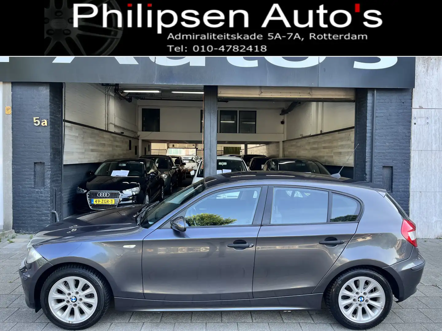 BMW 118 1-serie 118i Business Line Grijs - 2