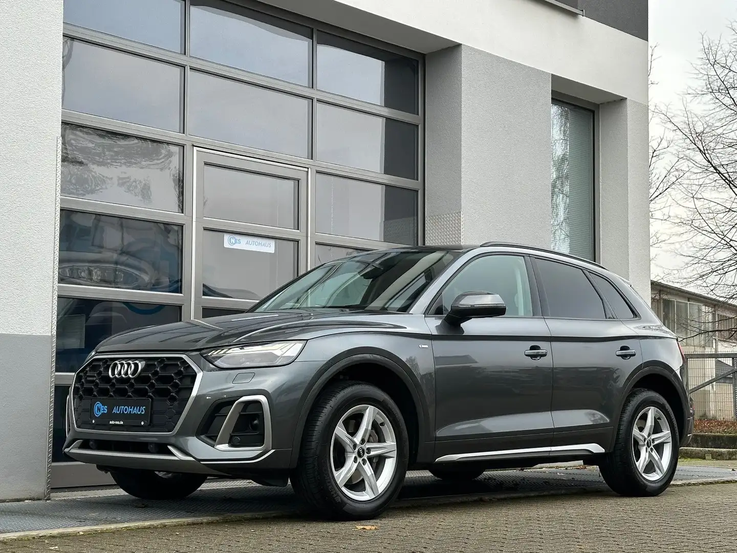 Audi Q5 40 TDI QUATTRO*S LINE*ACC*KAM*MATRIX*KEY* Gris - 1