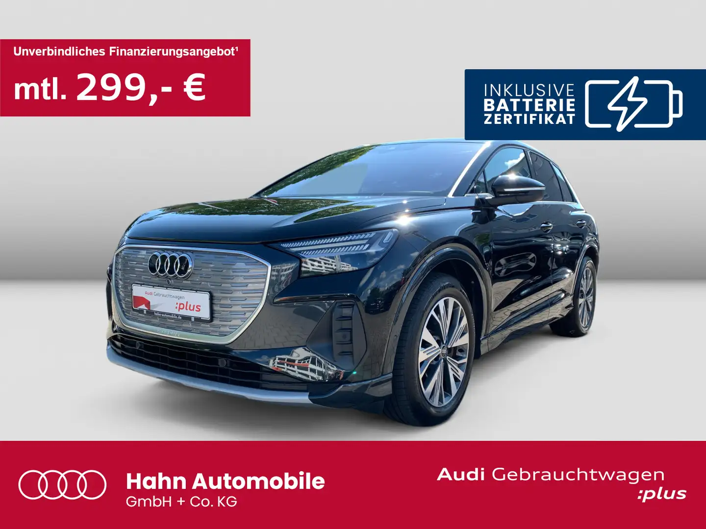 Audi Q4 e-tron Q4 40 e-tron Matrix HUD Memory Pano CAM Wärmepum Zwart - 1
