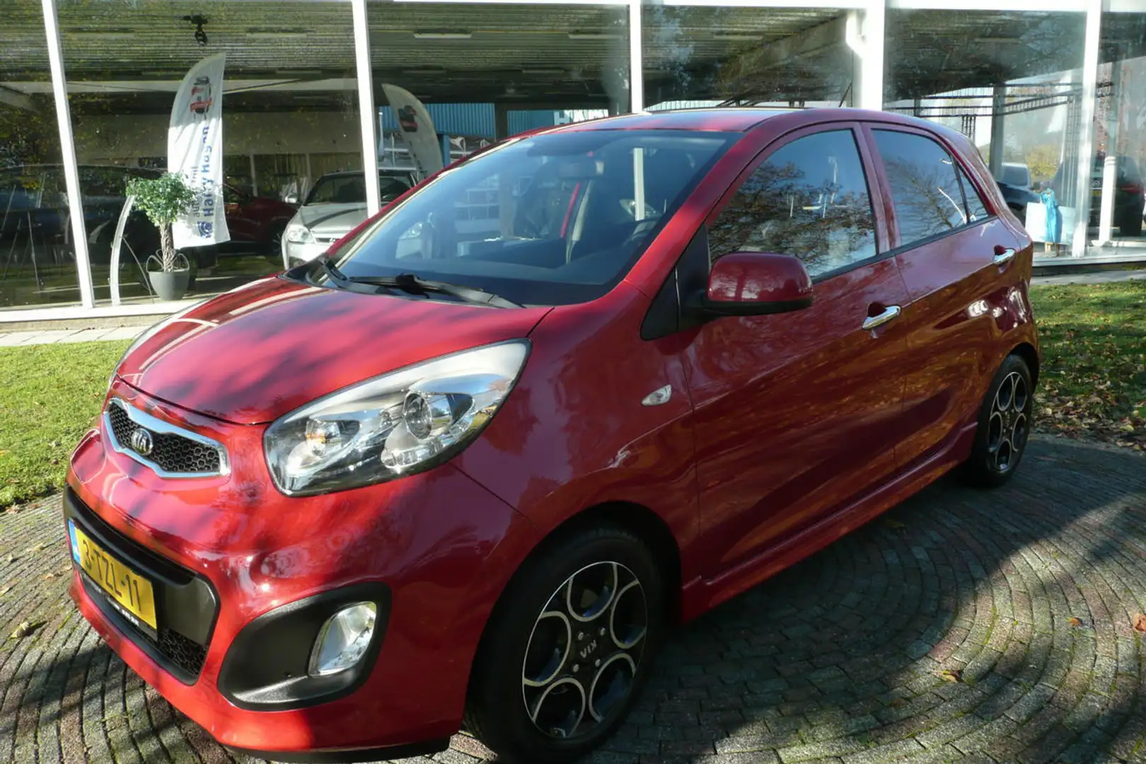 Kia Picanto 1.0 CVVT DESIGN EDITION 5DRS /AIRCO Rouge - 1
