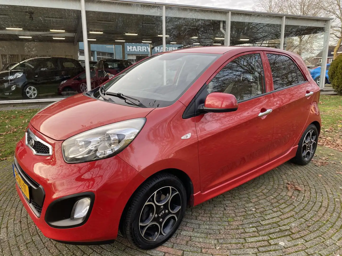 Kia Picanto 1.0 CVVT DESIGN EDITION 5DRS /AIRCO Rojo - 1